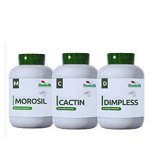 Combo Seca Tudo (Cactin 500mg, Dimpless 40mg, Morosil 500mg)