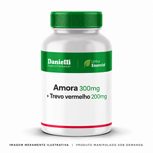 Amora 300mg + Trevo vermelho 200mg