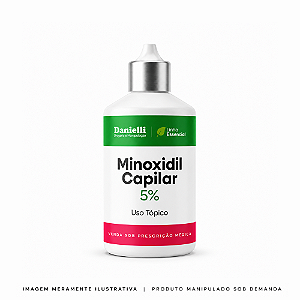 Minoxidil Capilar 5% 120ml (Frasco Conta Gotas)