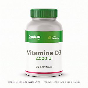 Vitamina D3 2000 UI - Cápsula oleosa