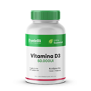 Vitamina D3 50.000UI (4 Cápsulas)