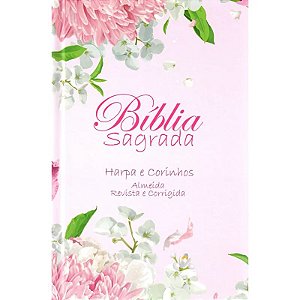 Bíblia Floral Dália Feminina ARC