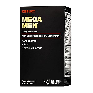 Mega Men Suplemento Multivitamínico Para Homens - GNC - 90 cápsulas