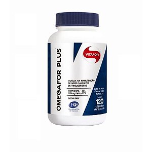 Omegafor Plus - 1g - 120  cápsulas - Vitafor