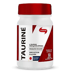 Taurine 550mg – 30 Cápsulas – Vitafor