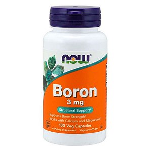 Boron 3mg - 100 cápsulas veganas - Now