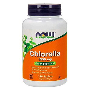 Chlorella 1000mg - 120 Tabletes - Now