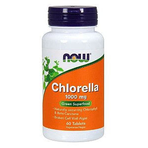 Chlorella 1000mg - 60 Tabletes - Now