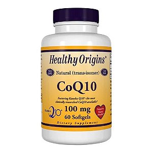 Coenzima Q10 100mg CoQ10 - 60 cápsulas - Healthy Origins
