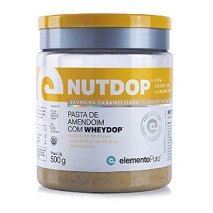 Nutdop Pasta de Amendoim - 500g - Elemento Puro