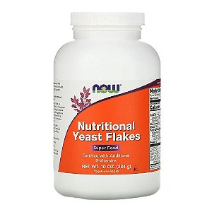 Nutritional Yeast Flakes - 284g vegana - Now