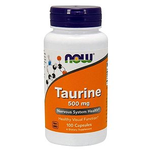 Taurine 500mg - 100 Cápsulas - Now