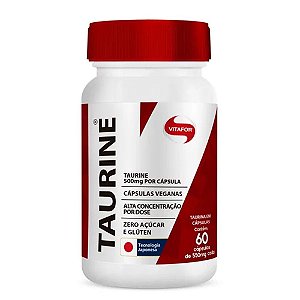 Taurine 500mg - 60 cápsulas - Vitafor
