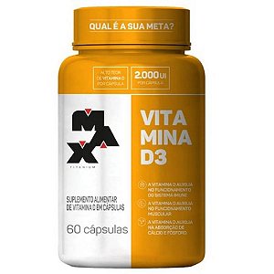 Vitamina D3 60 Caps - Max Titanium