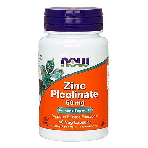Zinc Picolinate - 50mg - 60 Cápsulas - Now