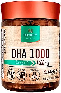 DHA 1000 - 60 Cápsulas - Nutrify