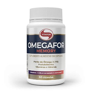 Omegafor Memory - 60 Cápsulas - Vitafor