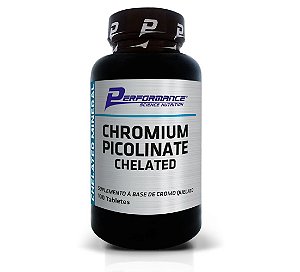 Picolinato de Cromo Quelato – 100 Tabletes - Performance Nutrition