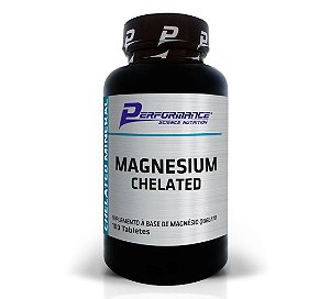 Magnésio Quelato – 100 Tabletes - Performance Nutrition