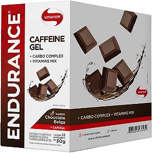 Endurance Caffeine Gel - 12 Sachês 30g - Vitafor