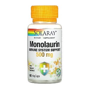 Monolaurin 500mg - 60 Cáps Veg - Solaray
