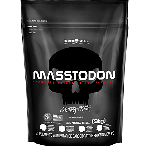 Hipercalórico Masstodon - 3 KG - Black Skull