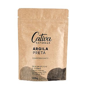 Argila Preta 100g - Cativa Natureza