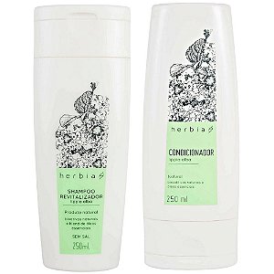 Kit Shampoo e Condicionador Lippia Alba - Cabelos Oleosos - Herbia
