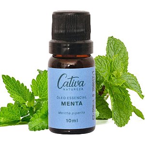 Óleo Essencial de Menta Piperita 10mL - Cativa Natureza