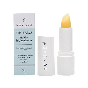 Lip Balm Incolor c/ Ácido Hialurônico 3,4g - Herbia