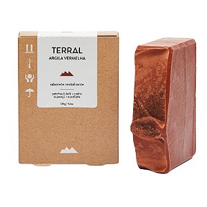 Sabonete Argila Vermelha - Pele Madura 130g - Terral