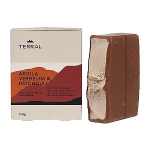 Sabonete Argila Vermelha - Pele Madura 130g - Terral