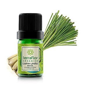 Óleo Essencial de Capim Limão Orgânico 5mL - Terra Flor