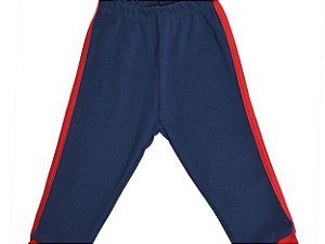 Calça Marinho com Faixa Vermelha