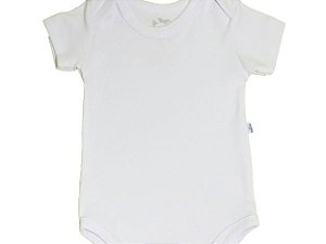 Body Manga Curta Branco