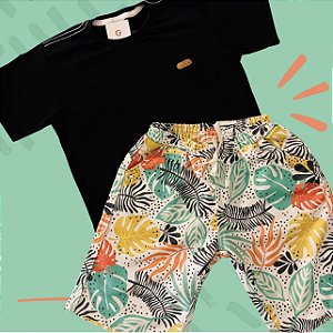 Conjunto de Moletom Tropical