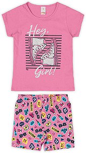 Conjunto Blusa com Bermuda Ciclista Tênis - MARISOL