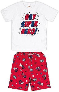 Conjunto Super Hero Branco-MARISOL