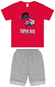 Conjunto Super Boy Vermelho-MARISOL