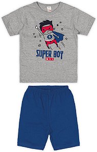 Conjunto Super Boy Cinza-MARISOL