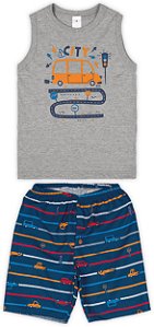 Conjunto Regata City Cinza-MARISOL