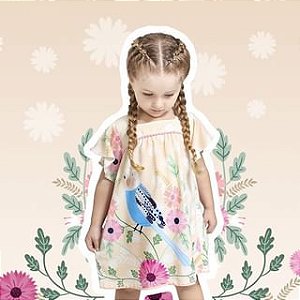 Vestido Infantil calopsita