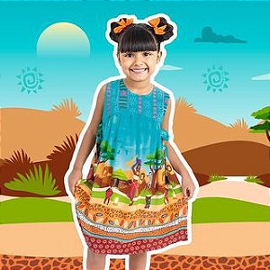 Vestido Infantil África