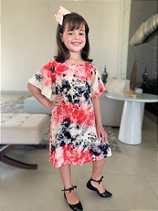 Vestido Infantil Abstrato