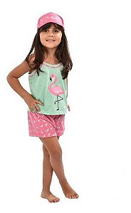 Pijama Flamingo Filha