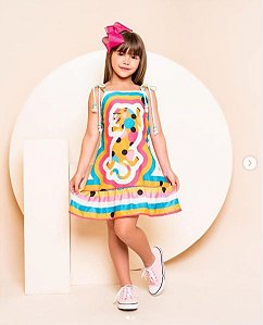 Vestido Infantil Tigre
