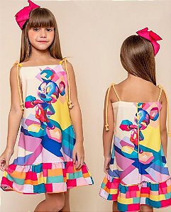 Vestido Infantil Mickey
