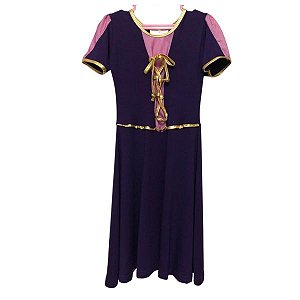 Vestido de Princesa Infantil Rapunzel - Fantasia