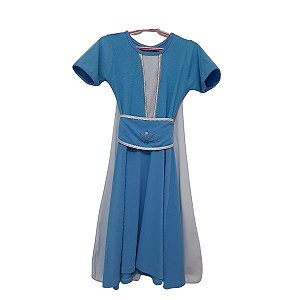 Vestido de Princesa Infantil Elsa Frozen 2 - Fantasia