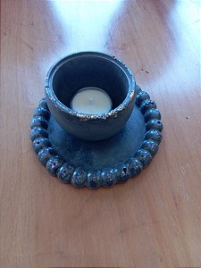 Kit Bowl e Bandeja Redonda Preta